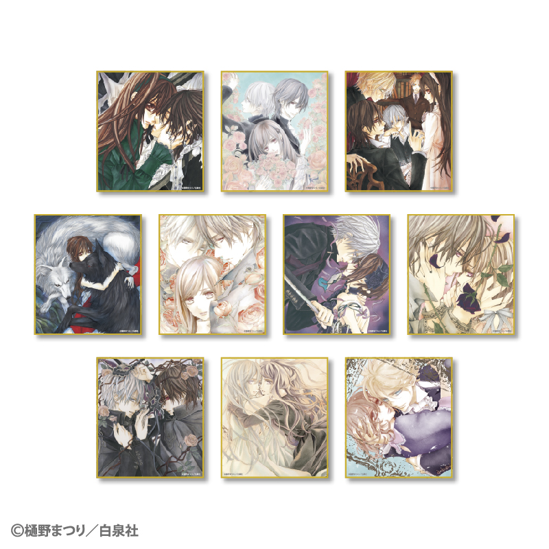 ヴァンパイア騎士 原画展 限定 直筆原稿下絵 デビュー25周年記念